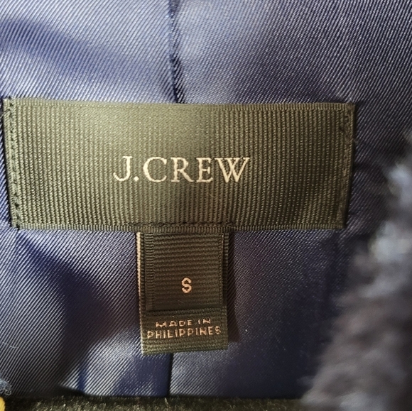 J. Crew Plush Fleece Excursion Vest E1535 in Dark Navy Blue Small (4-6) - Picture 9 of 15